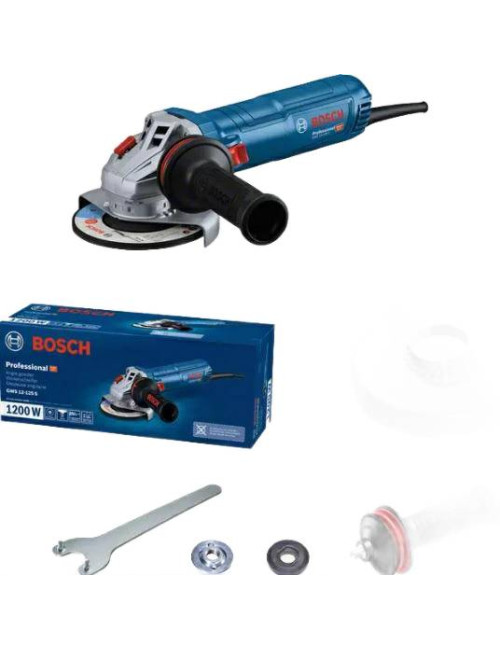 BOSCH SZLIFIERKA KĄTOWA 125mm 1200W GWS 12-125 S