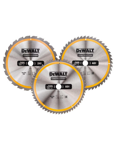 DEWALT PIŁA TARCZOWA KPL. 3szt. /305mm
