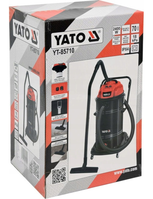 YATO ODKURZACZ WARSZTATOWY  2400W / 70L