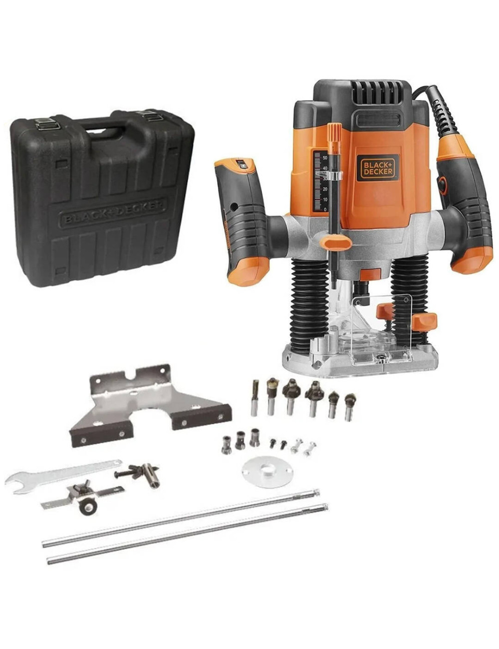 BLACK+DECKER FREZARKA GÓRNOWRZECIONOWA 1200W +6 FREZÓW /KW1200EKA