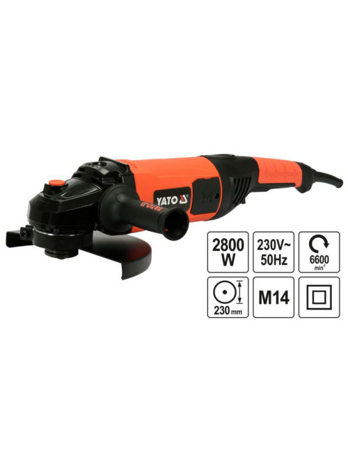 YATO SZLIFIERKA KĄTOWA 230mm 2800W  82110