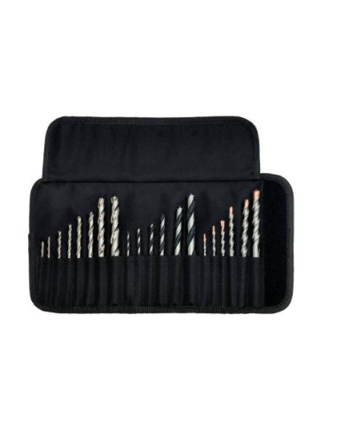 METABO ZESTAW WIERTEŁ MIX 20szt. W ZWIJANYM ETUI