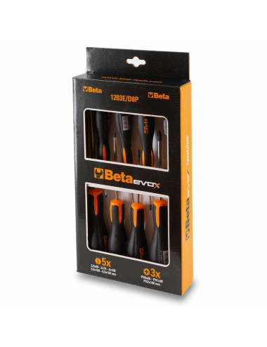BETA WKRĘTAKI KOMPLET 8szt. 1203E/D8P