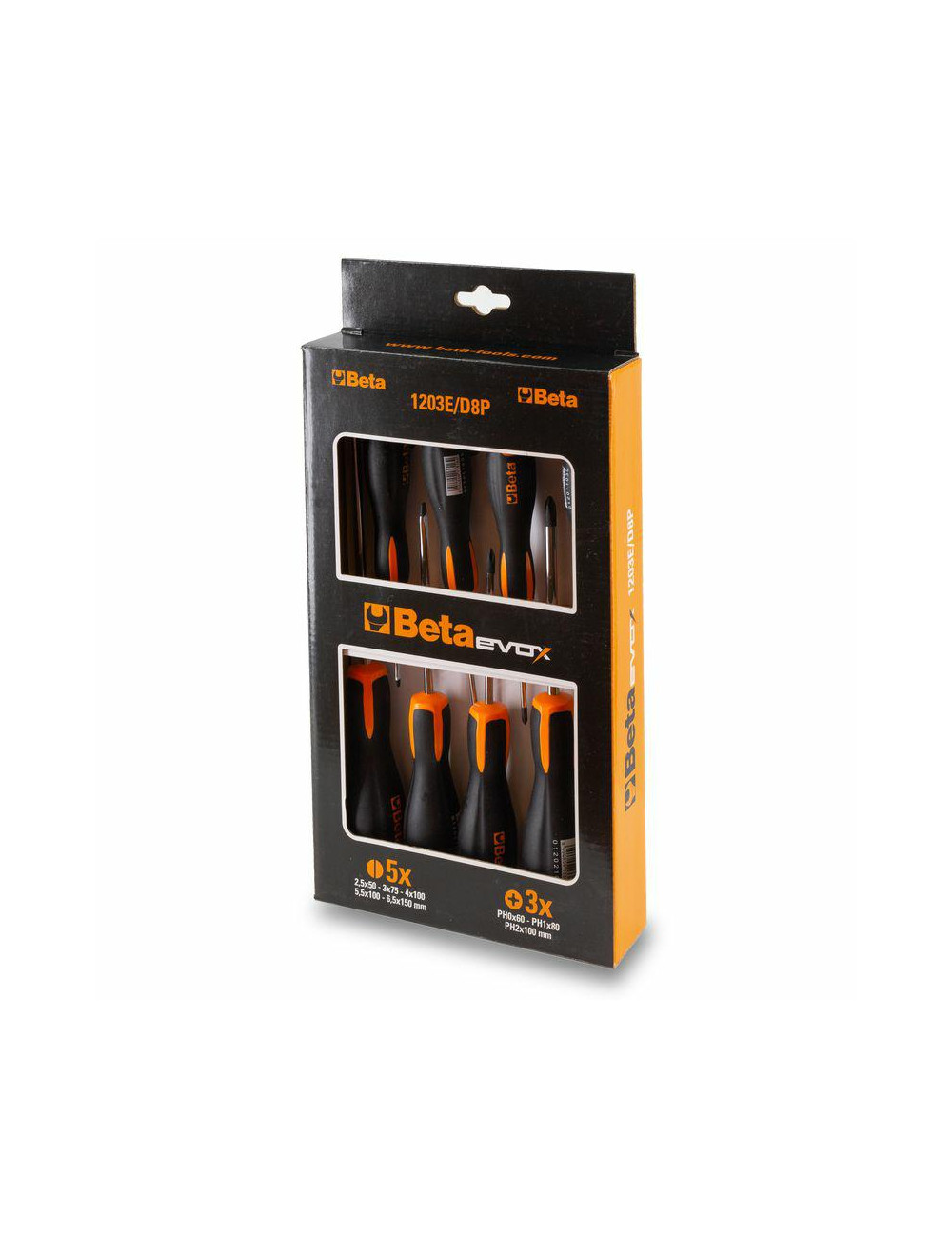 BETA WKRĘTAKI KOMPLET 8szt. 1203E/D8P