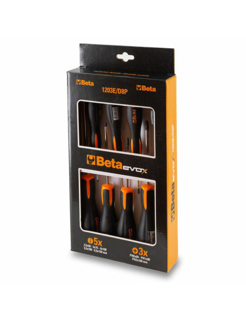 BETA WKRĘTAKI KOMPLET 8szt. 1203E/D8P