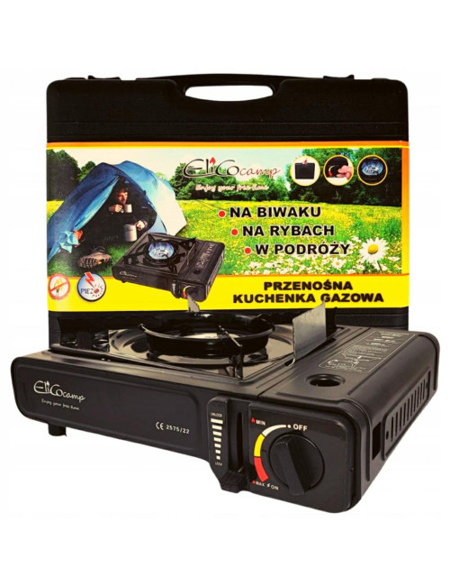 ELICO KUCHENKA GAZOWA TURYSTYCZNA+ WALIZKA