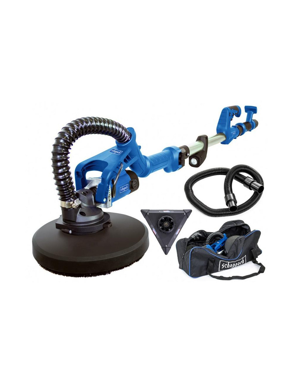 SCHEPPACH SZLIFIERKA DO GIPSU / ŻYRAFA DS930 TRÓJKĄT + TALERZ + WĄŻ