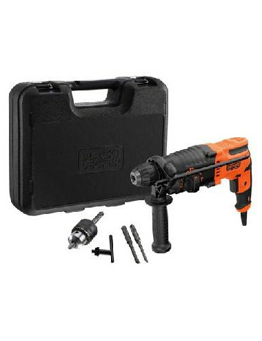 BLACK+DECKER MŁOTOWIERTARKA  650W KUFER