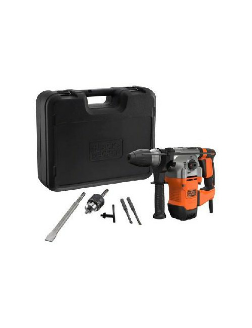 BLACK+DECKER MŁOTOWIERTARKA 1250W KUFER