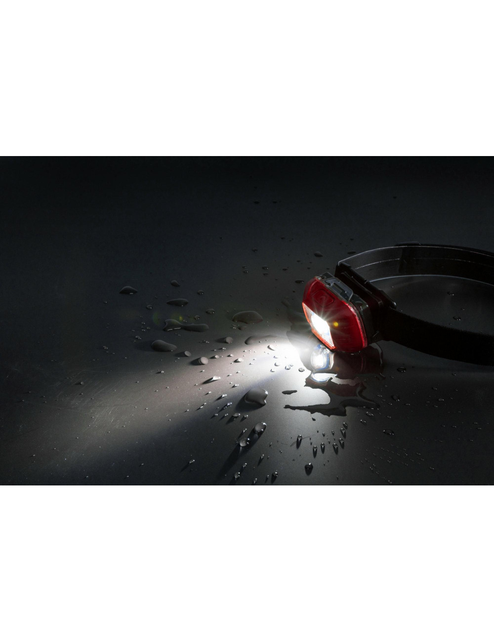 AWTOOLS BLACK LINE  LATARKA CZOŁOWA TINRAY COB + CREE LED 3xAAA