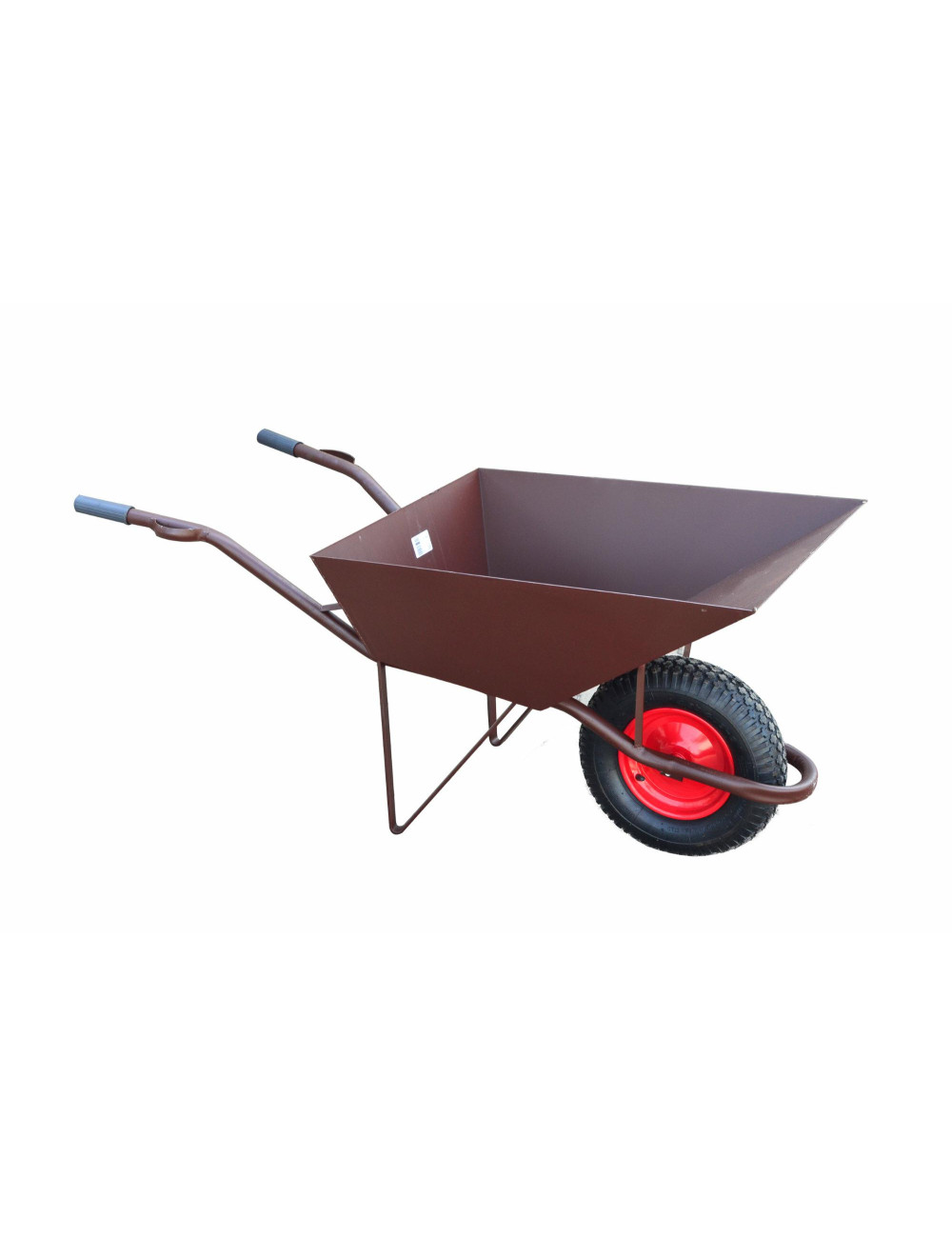 AW TACZKA BUDOWLANA  85L/2,0mm BRĄZ+OSŁONA KOŁA /GŁĘBOKA