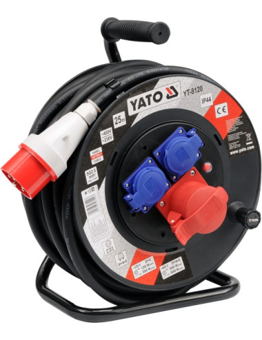 YATO PRZEDŁUŻACZ 25m 5x2,5mm SIŁOWY   8120