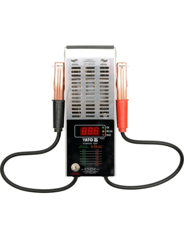YATO TESTER AKUMULATORÓW CYFROWY 12V