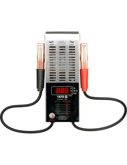 YATO TESTER AKUMULATORÓW CYFROWY 12V