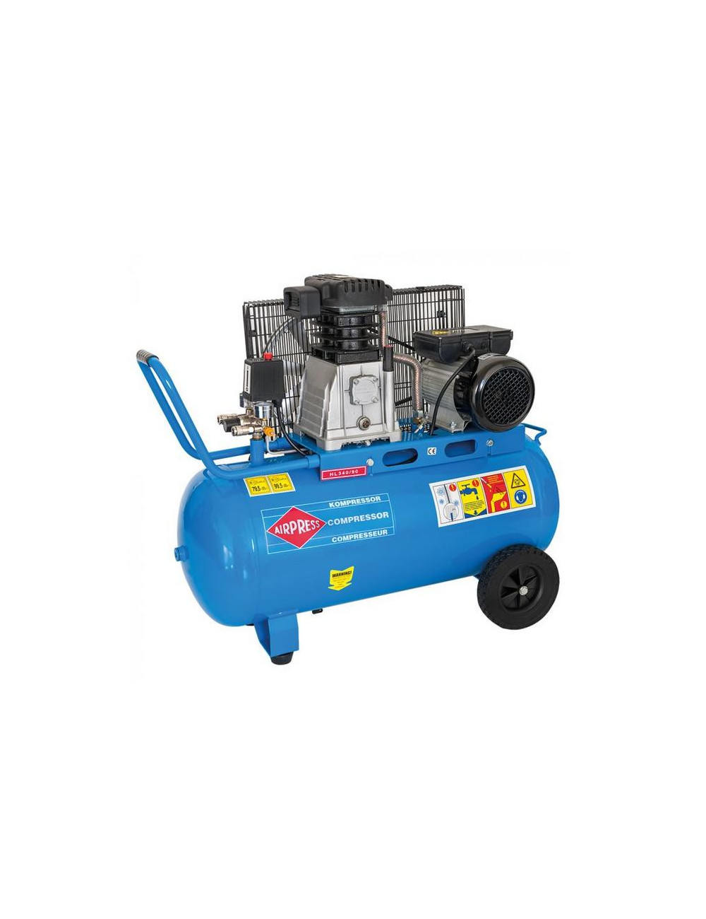 AIRPRESS SPRĘŻARKA OLEJOWA DWUTOŁOKOWA HL 340/90