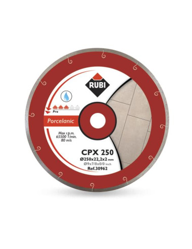 RUBI TARCZA DIAMENTOWA CPX 200 x 25,4mm PRO, DO GRESU PORCELANOWEGO
