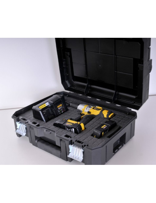 STANLEY SKRZYNIA ORGANIZER TSTAK I Z PIANKĄ UCHWYT DŁUGI