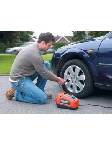 BLACK+DECKER KOMPRESOR / SPRĘŻARKA MINI 12V / 230V 11BAR