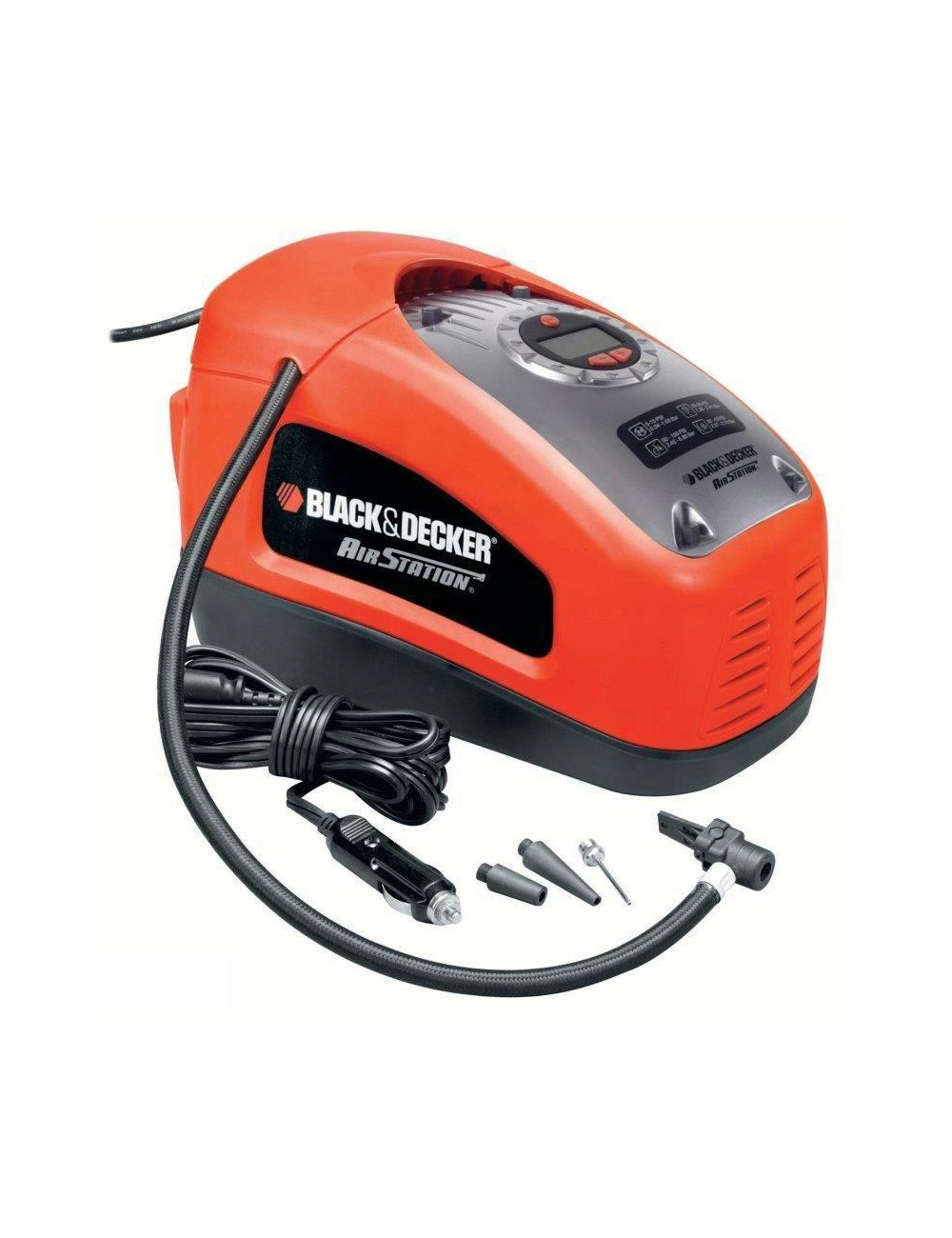 BLACK+DECKER KOMPRESOR / SPRĘŻARKA MINI 12V / 230V 11BAR