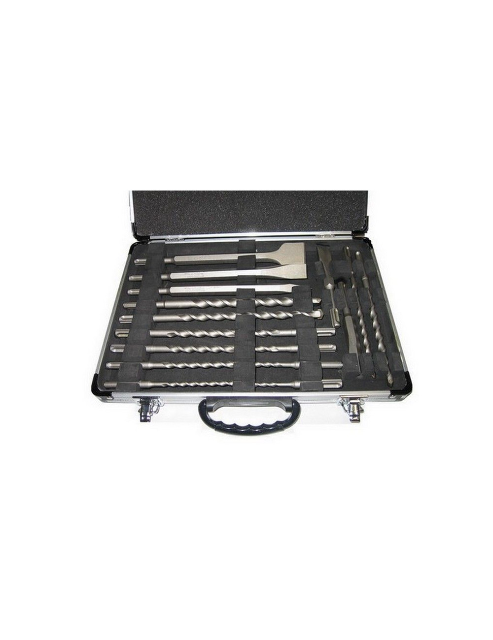 ZESTAW WIERTEŁ SDS + DŁUTA 17szt + WALIZKA