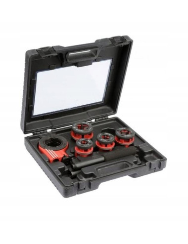 YATO GWINTOWNICA 4 GŁOWICE 3/8-1/2-3/4-1" + GRZECHOTKA 29001