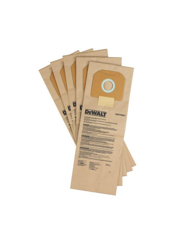 DEWALT WORKI PAPIEROWE 5szt. DO DWV902