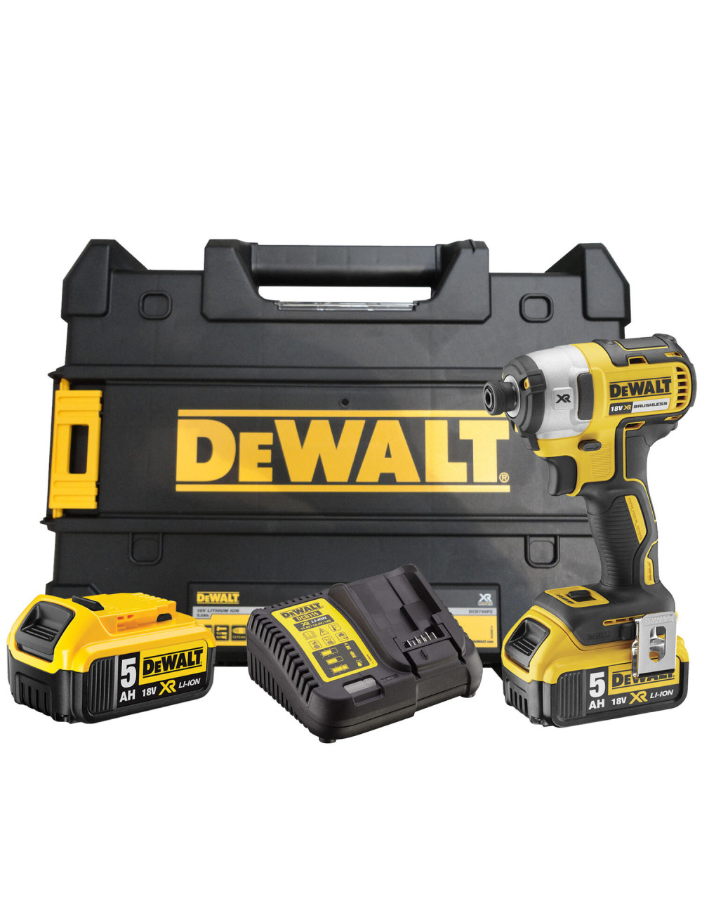 DEWALT ZAKRĘTARKA UDAROWA 18V 205Nm 3-BIEGI 2x5,0Ah LI-ION BRUSHLESS DCF887P2