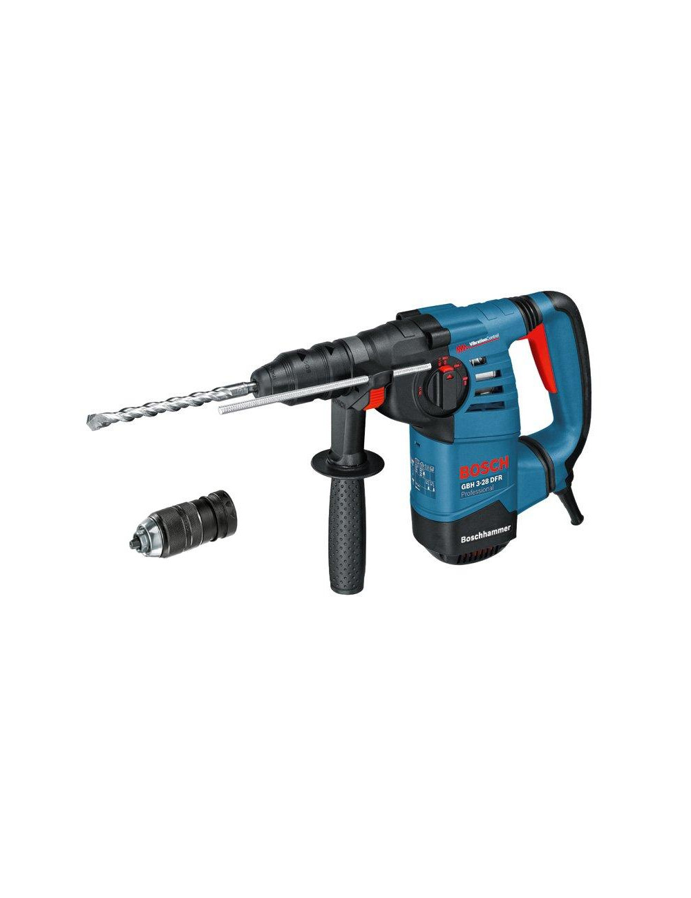 BOSCH MŁOT WIERCĄCO-KUJĄCY SDS-PLUS 800W 3,1J 3,6kg WALIZKA + DODATKOWY UCHWYT GBH 3-28 DFR