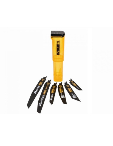 DEWALT BRZESZCZOT DO PIŁY SZABLASTEJ KOMPLET  6elem. +KASETA