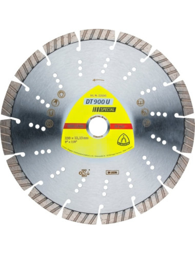 KLINGSPOR TARCZA DIAMENTOWA SEGMENTOWA 230mm x 2,6mm x 22,2mm DT900U