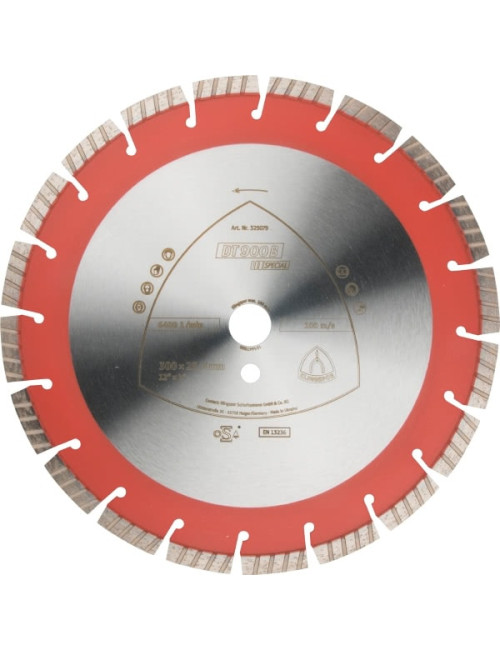 KLINGSPOR TARCZA DIAMENTOWA SEGMENTOWA 350mm x 3,0mm x 20mm   DT900B