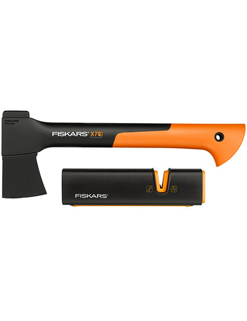 FISKARS SIEKIERA   X7 - XS +  OSTRZAŁKA  XSHARP SET
