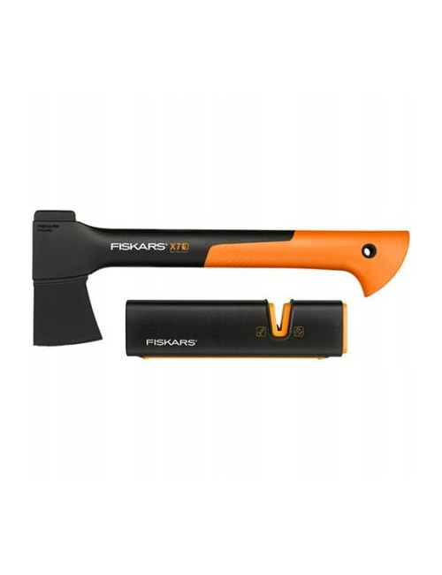 FISKARS SIEKIERA   X7 - XS +  OSTRZAŁKA  XSHARP SET