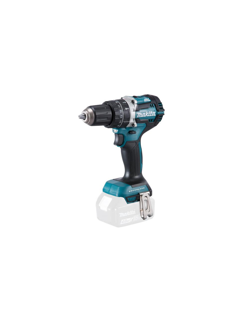 MAKITA WIERTARKO-WKRĘTARKA UDAROWA 18V LI-ION 54/30Nm BEZSZCZOTKOWA BEZ AKUMULATORÓW I ŁAD. DHP484Z