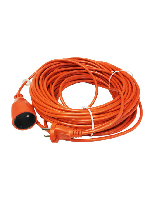 AWTOOLS PRZEDŁUŻACZ OGRODOWY JEDNOGNIAZDOWY 25m BEZ UZIEMIENIA / 2x1,0mm / 10A
/ 230V / 2500W