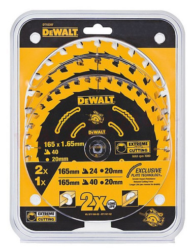 DEWALT PIŁA TARCZOWA EX KPL. 3szt.