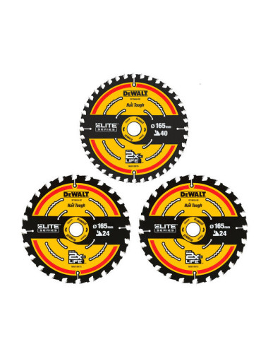 DEWALT PIŁA TARCZOWA EX KPL. 3szt.