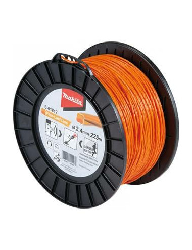 MAKITA ŻYŁKA NYLONOWA KONICZYNA 2.4mm/225mb