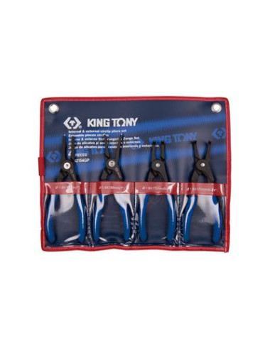 KING TONY SZCZYPCE SEGERA KOMPLET 4 elem. ETUI