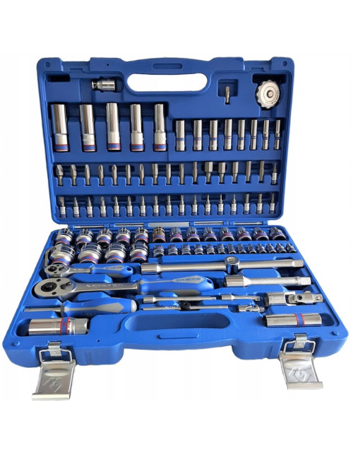 KING TONY ZESTAW KLUCZY NASADOWYCH 96cz. 1/4"-1/2"  6-KĄTNE