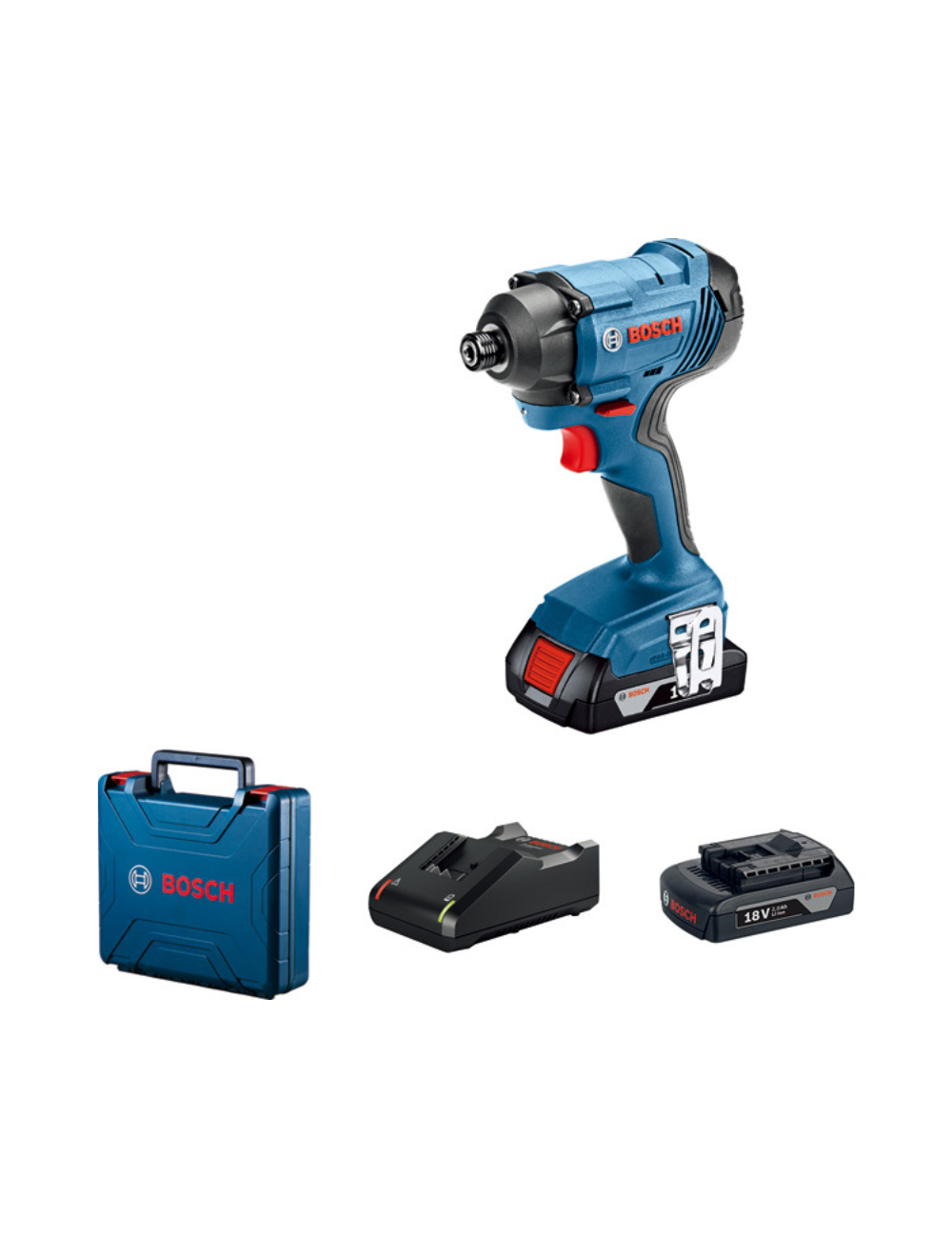 BOSCH.ZAKRĘTARKA UDAR. GDR 180-LI 160Nm 2x2,0Ah