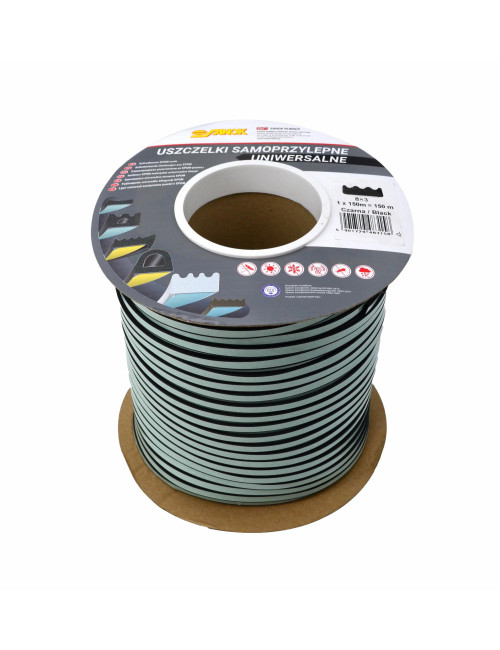 USZCZELKA DGP 8x3 CZARNA E 150mb