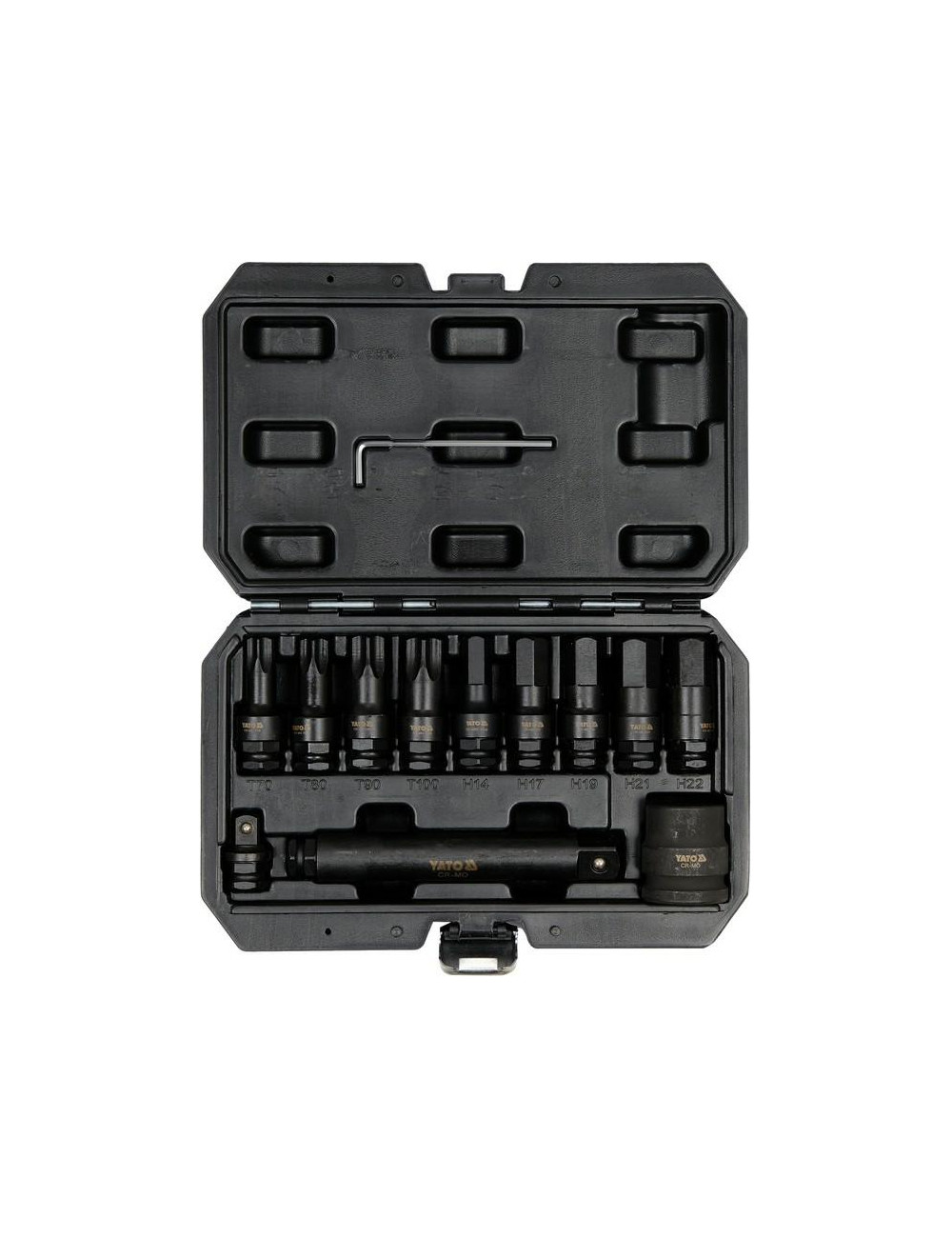 YATO KLUCZE TORX / HEX UDAROWE 12 elem. 10655