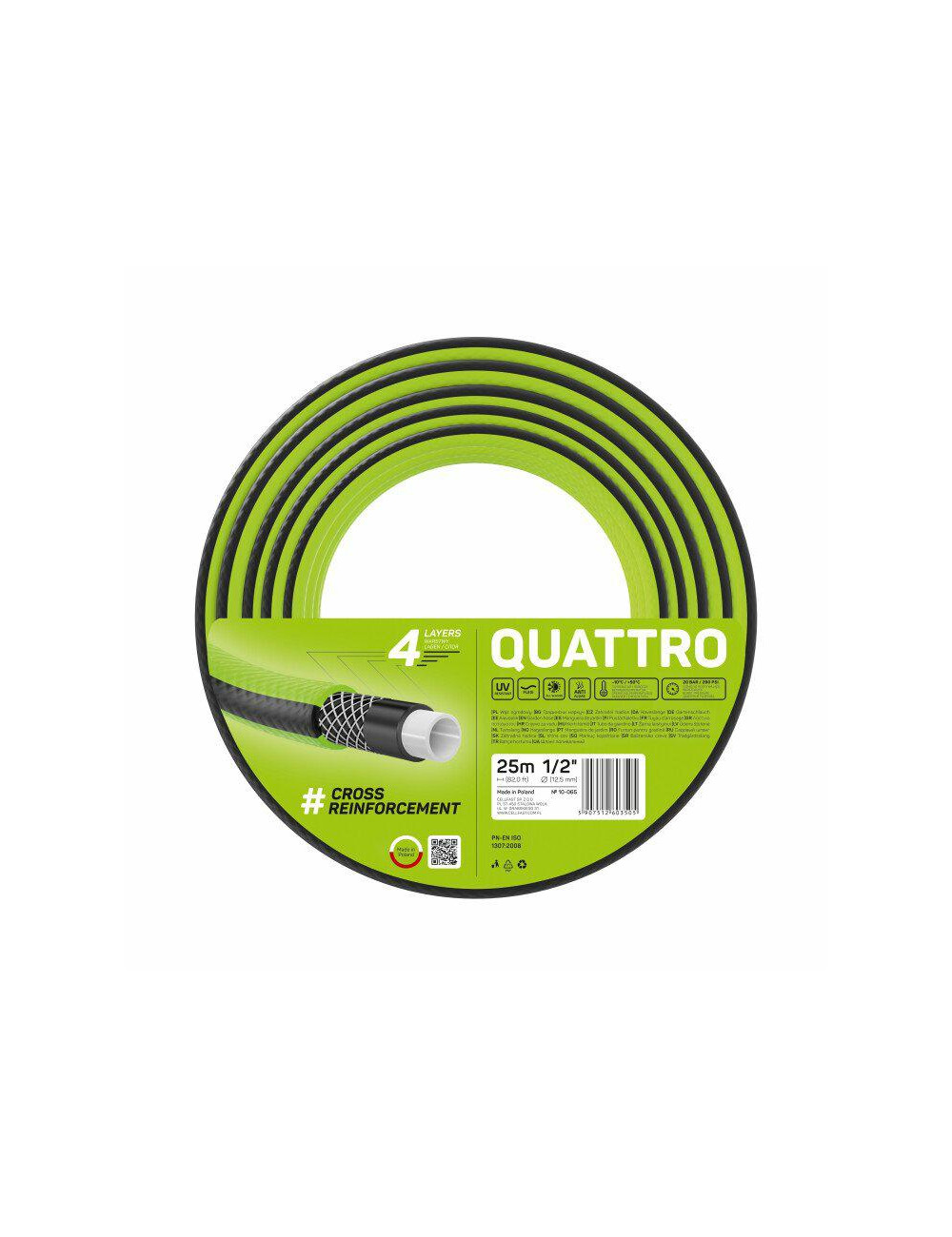 CF.WĄŻ OGR.QUATTRO 1/2" 80m PL