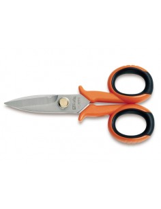 BETA NOŻYCZKI DLA ELEKTRYKÓW, OSTRZA PROSTE Z MIKROZĄBKAMI, ZE STALI NIERDZEWNEJ