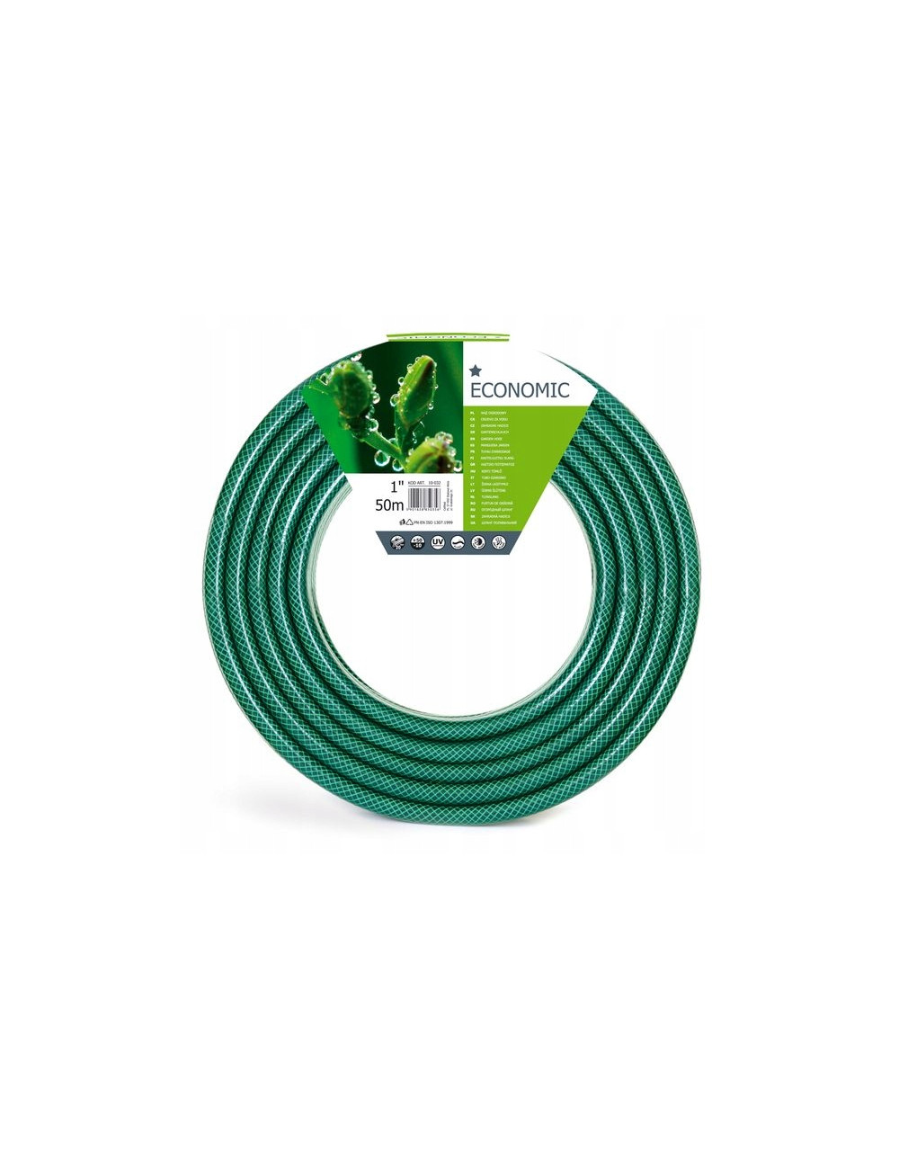 CELLFAST WĄŻ OGRODOWY ECONOMIC ROZMIAR: 1" DŁUGOŚĆ: 50m