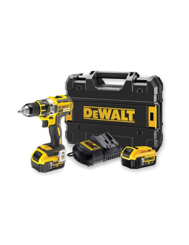 DEWALT WIERTARKO-WKRĘTARKA 18V 70/27Nm 2 x 5,0Ah LI-ION BRUSHLESS DCD791P2