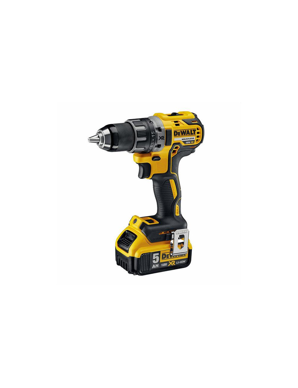 DEWALT WIERTARKO-WKRĘTARKA 18V 70/27Nm 2 x 5,0Ah LI-ION BRUSHLESS DCD791P2