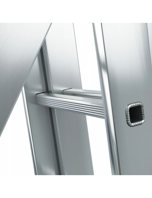 AWTOOLS DRABINA ALUMINIOWA  2x13 150KG WIELOFUNKCYJNA 2-CZĘŚCIOWA