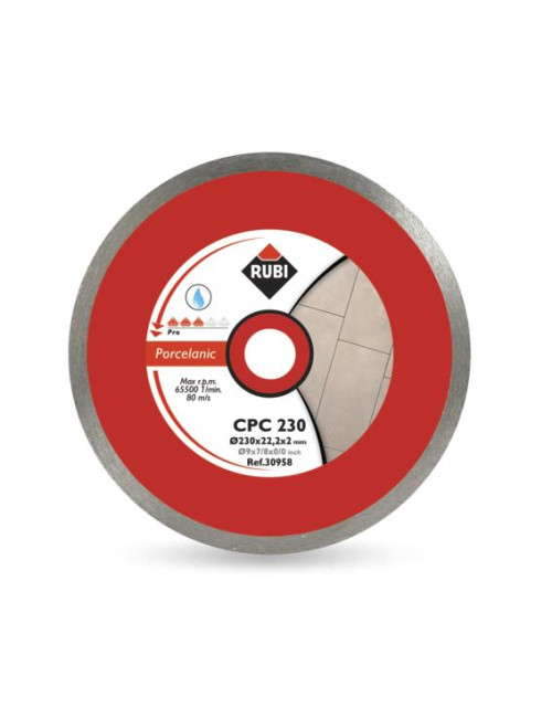 RUBI TARCZA DIAMENTOWA CPC 200 x 25,4mm PRO DO GRESU PORCELANOWEGO